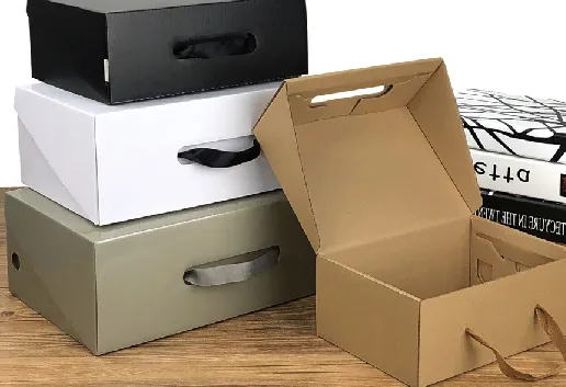 Cardboard shoe hot sale storage boxes