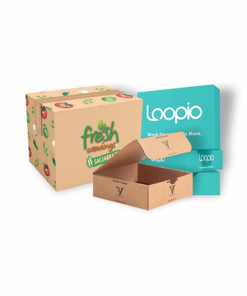 Printed custom product boxes